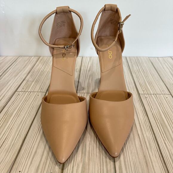 Aldo Ardcarn leather shoes pointed toe 4” heels size 8 - Picture 2 of 10